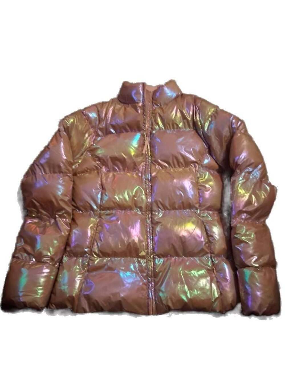 Fabletics Palmer Shine Puffer Jacket Iridescent C… - image 3